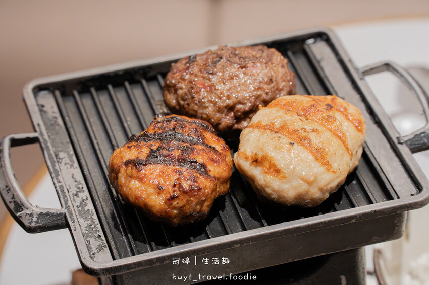 台北漢堡排推薦_焱の挽肉台北微風信義店，三種漢堡排，三小時限