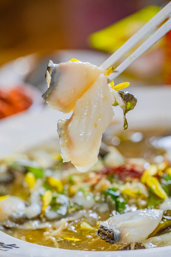 高雄市鼓山區高雄美食 – 稚人酸菜魚 x 酸辣麻香的極致享受 | 獨家酸菜滑羊四川風味 VS 酸菜魚菠蘿風味