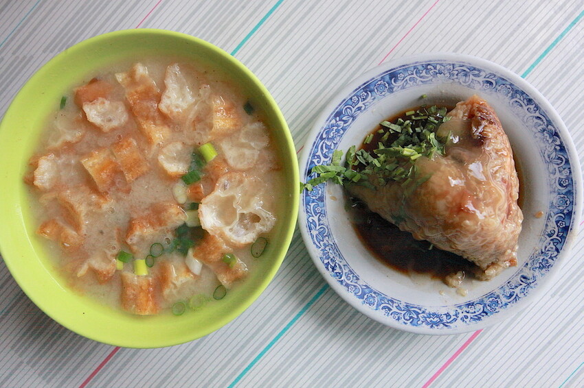 台南市北區吃。台南市|北區。「台南老店肉粽 菜粽」立人國小旁人氣肉粽店,樂天小高難得會想二訪的美食店家「台南老