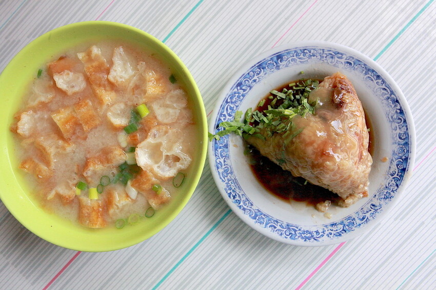 台南市北區吃。台南市|北區。「台南老店肉粽 菜粽」立人國小旁人氣肉粽店,樂天小高難得會想二訪的美食店家「台南老