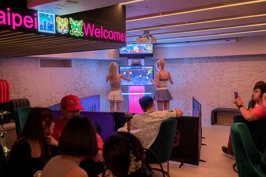 龍九Kowloon-AI酒吧T-SHOTS遊戲機-水煙-調酒-bar-Dj-KTV-大安區酒吧