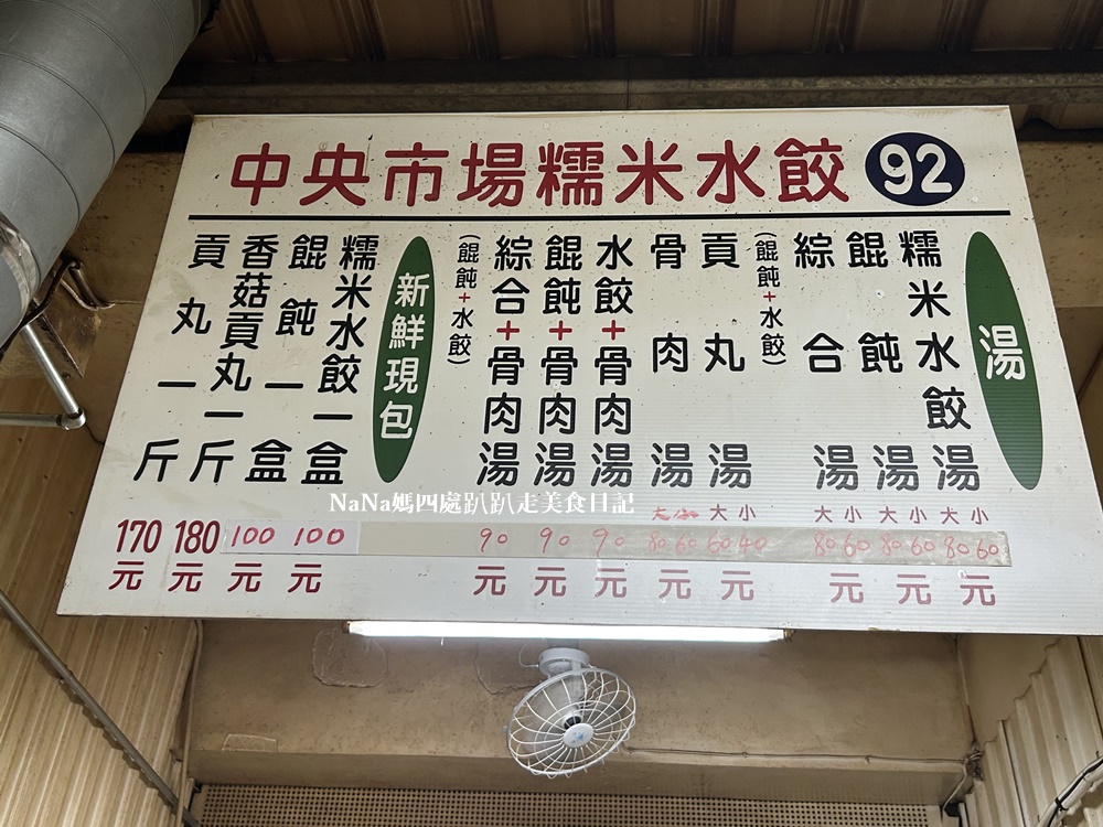 《新竹美食》老陳家中央市場糯米水餃內行人才知道普渡限定美食 農曆七月開賣只賣9天 錯過這次請明年再來 – Nana媽四處趴趴走美食日記