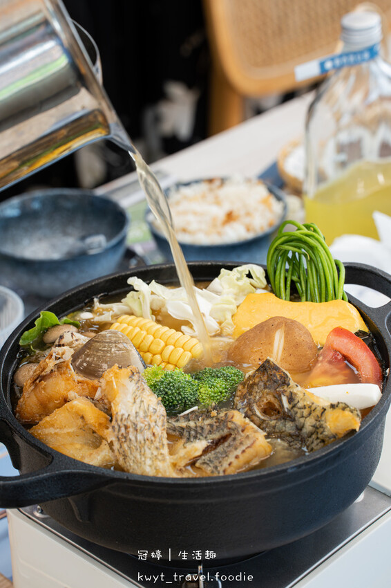 美濃餐廳推薦_里長台灣鯛美濃旗艦店，全台唯一！桌邊爆炒好客鍋