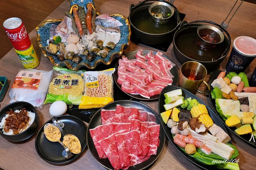 桃園鍋物推薦｜桃園火鍋 金蒔鍋物～鍋物套餐享開胃菜、冰沙、甜