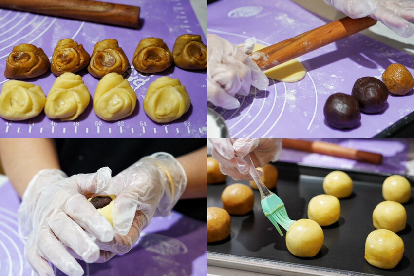 桃園藏很深法式蛋黃酥！咖啡拿鐵蛋黃酥才214大卡！還有手作麵包25元～