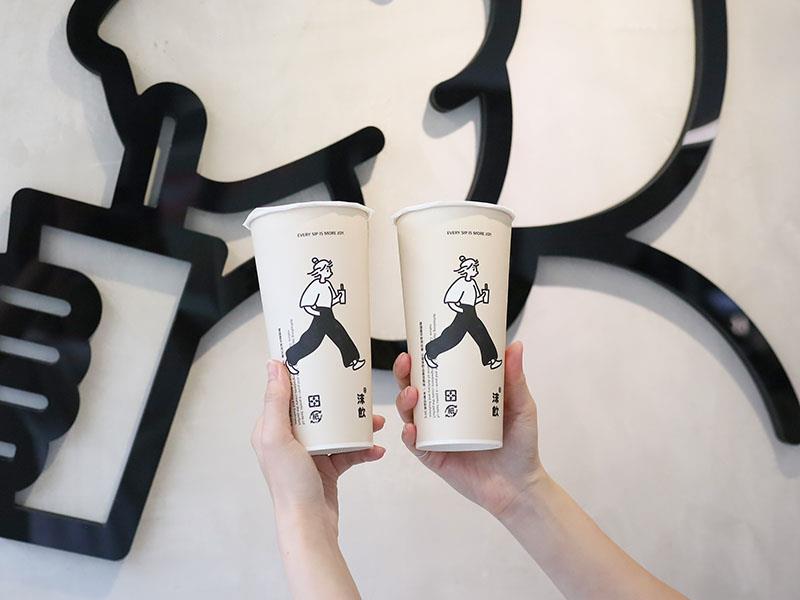 新竹飲料推薦必喝!沫飲 MOREiN黑焦粉粿拿鐵 蜜桃烏龍,創意甜點手搖杯。