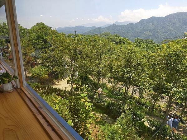 新竹橫山日木花園~小巧精緻的三面玻璃屋~擁有山景的視野景觀~