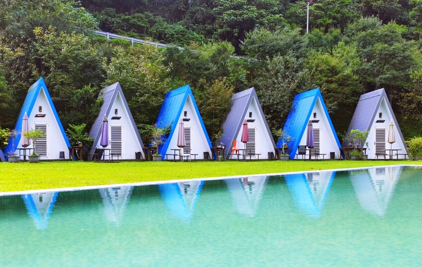 苗栗縣泰安鄉苗栗泰安旅遊 土牧驛健康農莊 帳篷紮營 懶人露營任你選 可親近自然 多元設施的露營園區