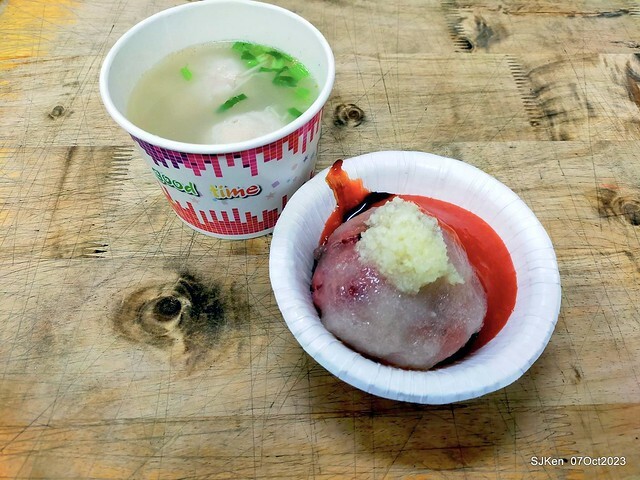 (新竹美食)「周家肉圓」(Meatball and fish ball soup), Hsinchu city, Oct 7, 2023, SJKen