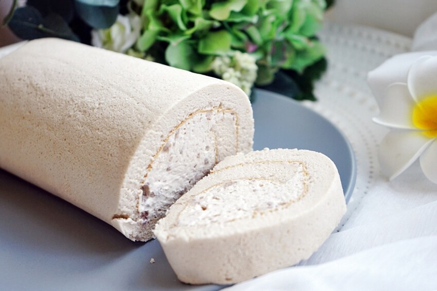 寶才食品行的純芋泥捲和清蛋糕,團購人氣芋頭控絕不能錯過!