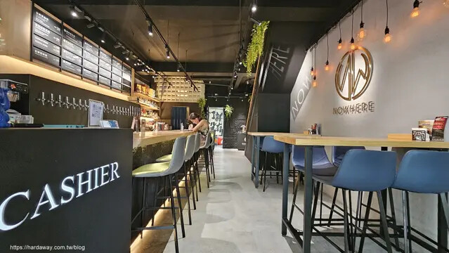 Nowhere Taipei墨西哥餐酒館用餐區