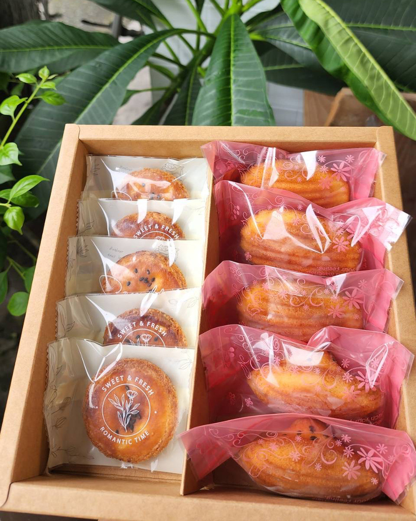 屏東伴手禮推薦｜沐上甜點：16種口味瑪德蓮蛋糕｜屏東中秋禮盒