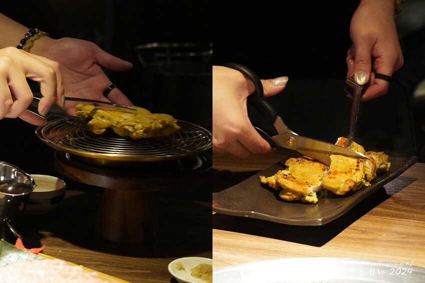 台中市西屯區【台中燒肉】山鯨本家.HONKE,跨年就是要吃好料的呀,免出國讓人彷彿置身於日本,浮誇的和牛寶箱一登場相當的吸睛,打開寶箱之後乾冰流出來,這畫面還自帶著仙氣!吃燒肉也可以擁有滿滿的儀式感喔