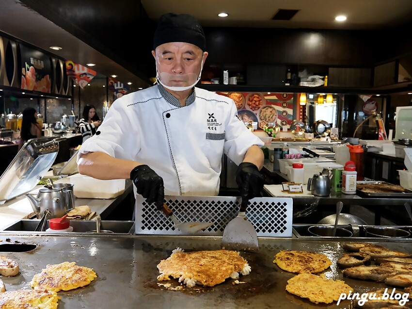 台中市西屯區潮港城太陽百匯｜台中Buffet吃到飽推薦 釜山海鮮季開跑 四人同行送巨無霸檸檬泰國蝦 百道料理無限供應 螃蟹