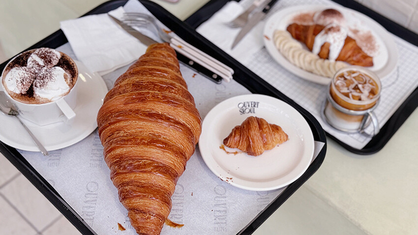 台北美食新地標!OUVERT SEOUL超大可頌吸睛,UR LIVING光復店下午茶推薦