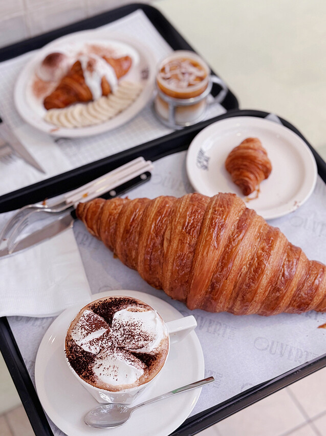 台北美食新地標!OUVERT SEOUL超大可頌吸睛,UR LIVING光復店下午茶推薦