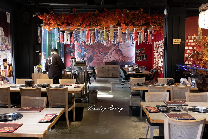 【台中北區】山鯨燒肉│漢口路燒肉推薦,浮誇系A5和牛燒肉、超美裝潢一秒到日本!還有免費和服體驗 - 貪吃猴的幻想