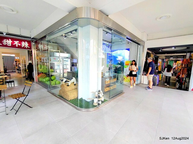 (新竹東區美食)「高北牛乳大王」新竹東門文昌店(Papaya  traditional Taiwan juice and milk shop)，Hsinchu city,  Aug 12, 2024, SJKen