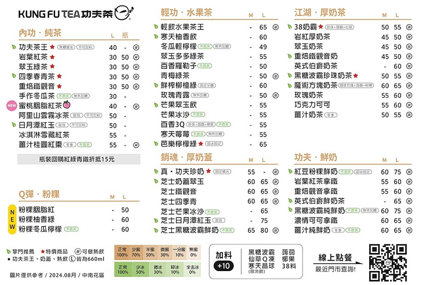 想要滿足平價又美味的下午茶就來這！！功夫茶王、咀嚼系38奶霸，手作紅豆餅鹹甜口味一咬就爆餡！！