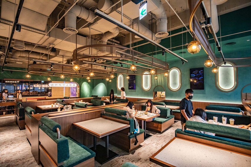 【石本石本女臣】信義區新開幕中式料理,軌道送餐炫酷體。