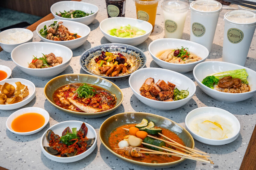 【石本石本女臣】信義區新開幕中式料理,軌道送餐炫酷體。