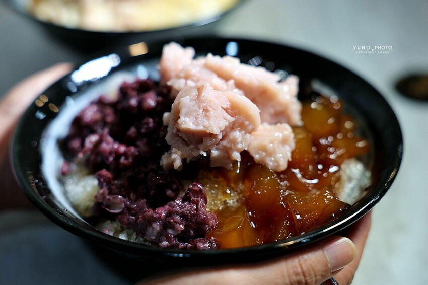 宜蘭縣羅東鎮芋頭控的天堂！香甜綿密 入口即化 一試成主顧 冰品/豆花/燒仙草/紅豆湯｜山越芋頭之家(羅東夜市)