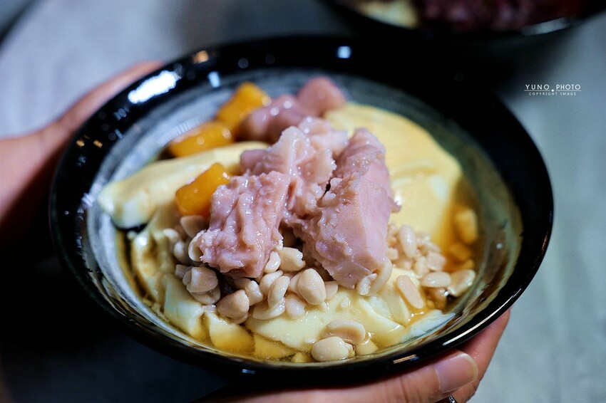 宜蘭縣羅東鎮芋頭控的天堂！香甜綿密 入口即化 一試成主顧 冰品/豆花/燒仙草/紅豆湯｜山越芋頭之家(羅東夜市)