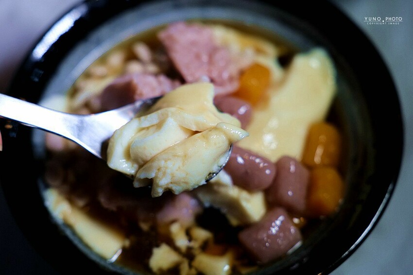 宜蘭縣羅東鎮芋頭控的天堂！香甜綿密 入口即化 一試成主顧 冰品/豆花/燒仙草/紅豆湯｜山越芋頭之家(羅東夜市)