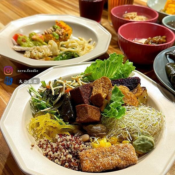 台北市信義區旭穗蔬食VEGANala－植境店｜松山蔬食料理推薦 @neru.foodie / 丸の良食