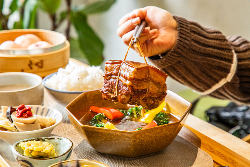 桃園龍潭隱藏版客家菜!稻吃甘鷓必點東坡肉,只有內行人才知道的客家菜。