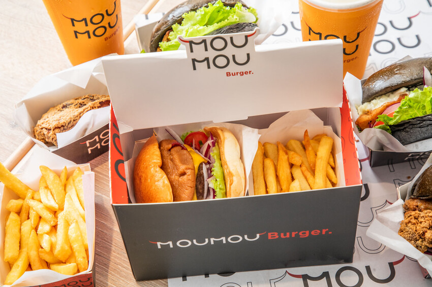 MOUMOU漢堡登場！微風南山新開幕必吃，台北美式漢堡推薦。