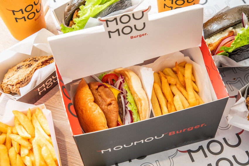MOUMOU漢堡登場！微風南山新開幕必吃，台北美式漢堡推薦。