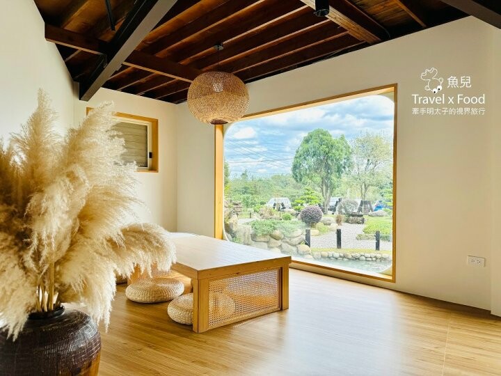 苗栗日系枯山水風格庭園,提供精緻料理與下午茶 ~ 山上村 Hill cafe - 魚兒 x 牽手明太子的「視」界旅行