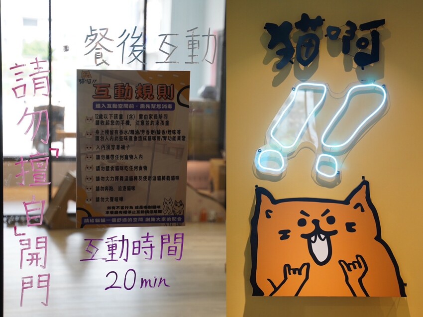 苗栗縣頭份市苗栗頭份貓咪中途餐廳「猫啊!!義式餐廳」,整體餐點平價又好吃,還能被幼貓們療癒~餐點激推濃濃蝦味鮮蝦義大利麵、墨魚燉飯、肉桂焦糖蘋果Pizza!