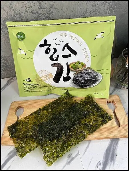 雋品HiBs韓式海苔多口味涮嘴推薦，A級紫菜打造酥脆。