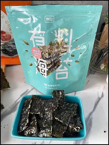 雋品HiBs韓式海苔多口味涮嘴推薦，A級紫菜打造酥脆。
