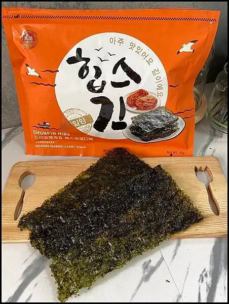 雋品HiBs韓式海苔多口味涮嘴推薦，A級紫菜打造酥脆。