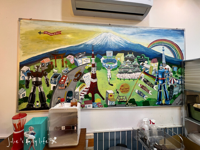 三峽早午餐推薦-富士商號 fuji-近三峽老街、臭豆腐三明治、炒泡麵、復古風早午餐-附菜單 @跟著Julie一起走吧