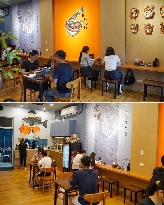 【麵屋有漁-頭份店】全台最強魚介系日式拉麵店插旗苗栗啦！首推原味石斑魚白湯拉麵，濃濃魚鮮味並帶有厚厚膠質感～超濃郁卡布奇諾蝦湯拉麵，蝦控絕對不要錯過！ - 阿華田的美食日記