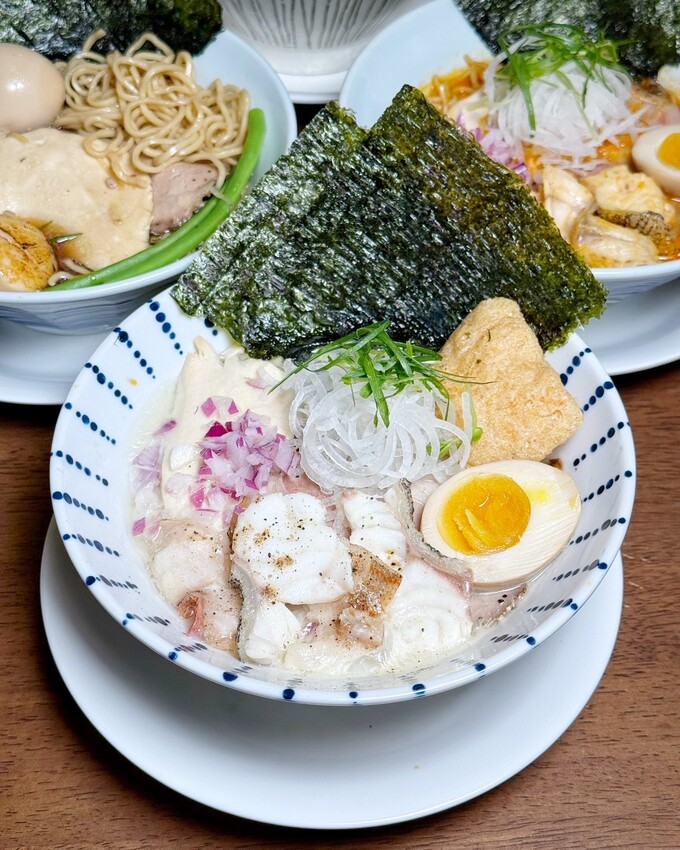 【麵屋有漁-頭份店】全台最強魚介系日式拉麵店插旗苗栗啦！首推原味石斑魚白湯拉麵，濃濃魚鮮味並帶有厚厚膠質感～超濃郁卡布奇諾蝦湯拉麵，蝦控絕對不要錯過！ - 阿華田的美食日記