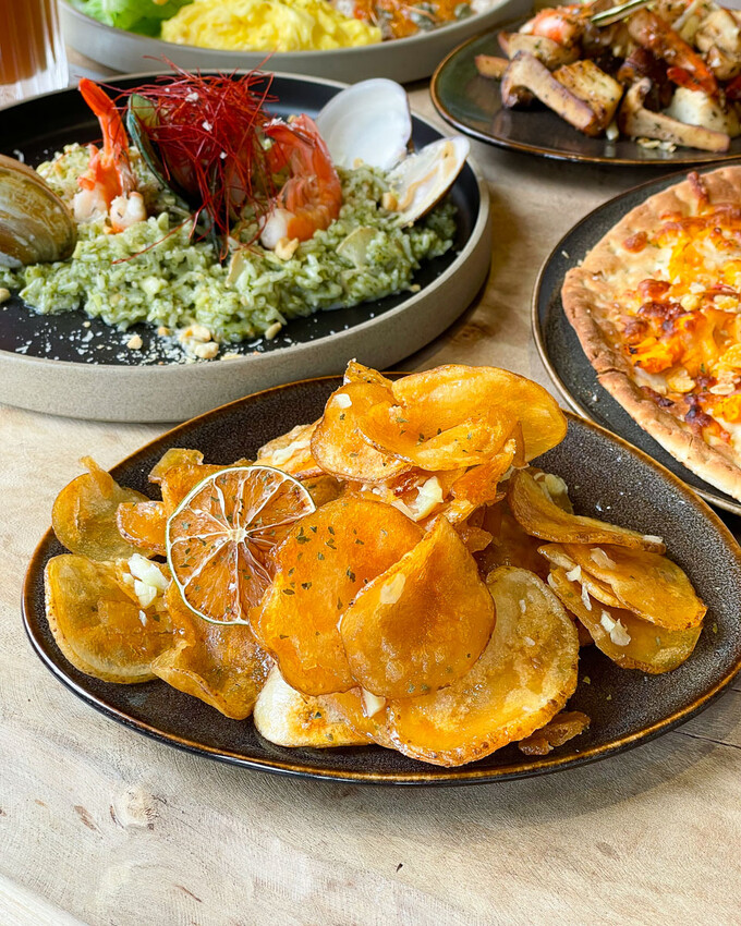 台東縣綠島鄉綠島超美早午餐！特色地瓜披薩、地瓜布蕾，沐嶋 - 安妮 Anny