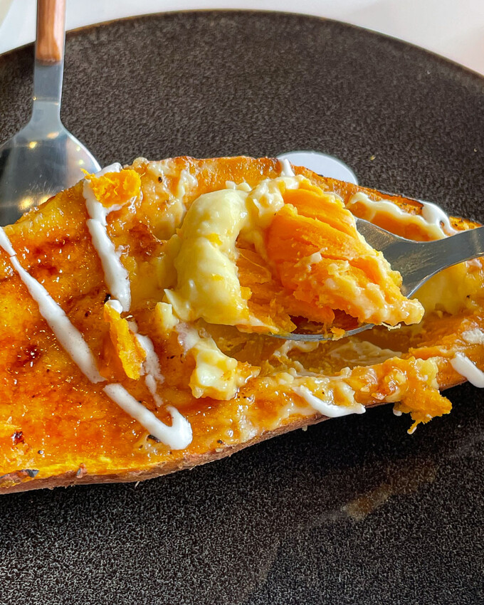 台東縣綠島鄉綠島超美早午餐！特色地瓜披薩、地瓜布蕾，沐嶋 - 安妮 Anny