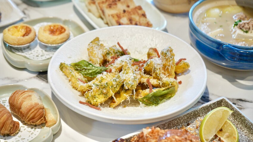 台北東區下午茶推薦！最時尚茶餐廳「點八粵」雙層港式點心只要298元。