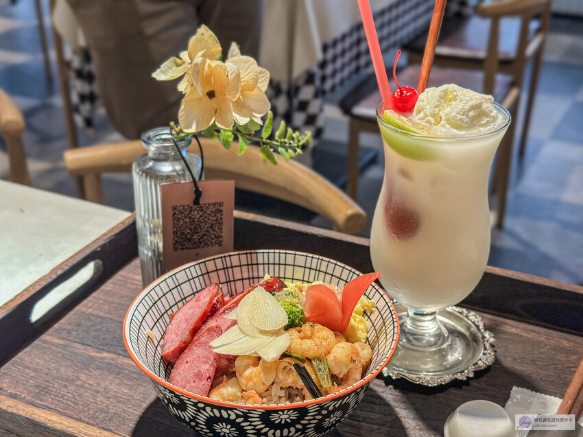 桃園巷弄內台南味!吹南風台南蝦仁飯 南洋叻沙麵,昭和復古風超吸睛。