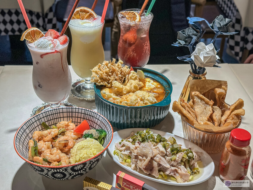 桃園巷弄內台南味!吹南風台南蝦仁飯 南洋叻沙麵,昭和復古風超吸睛。