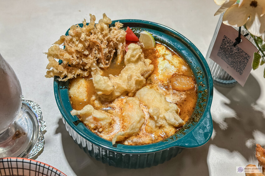 桃園巷弄內台南味!吹南風台南蝦仁飯 南洋叻沙麵,昭和復古風超吸睛。