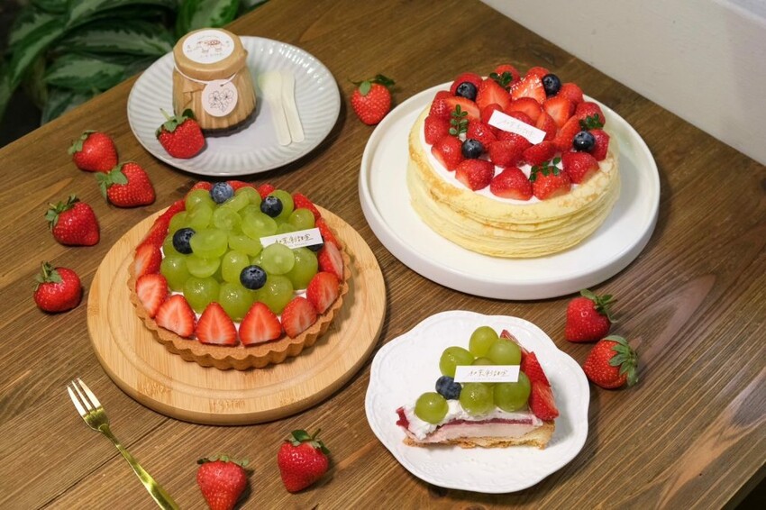 初茉制甜室|草莓控快衝~雲林人氣老宅甜點店草莓季登場,享受每一口的酸甜好滋味! - 肉依小姐吃什麼