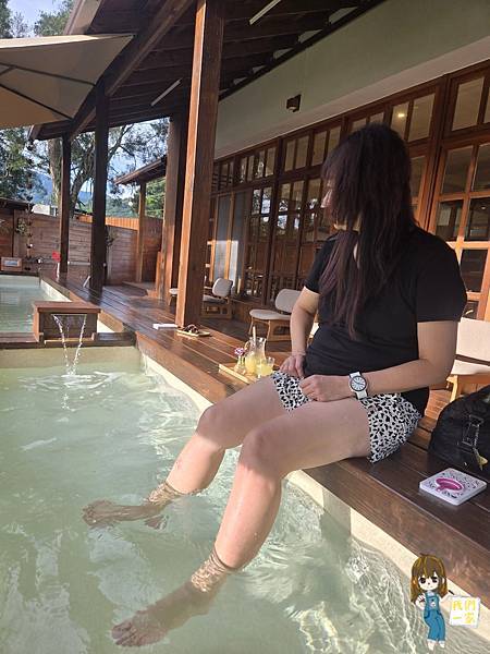 桃園羅浮 藏在山林裡的日式小京都:一場用足浴+玫瑰冰磚午後