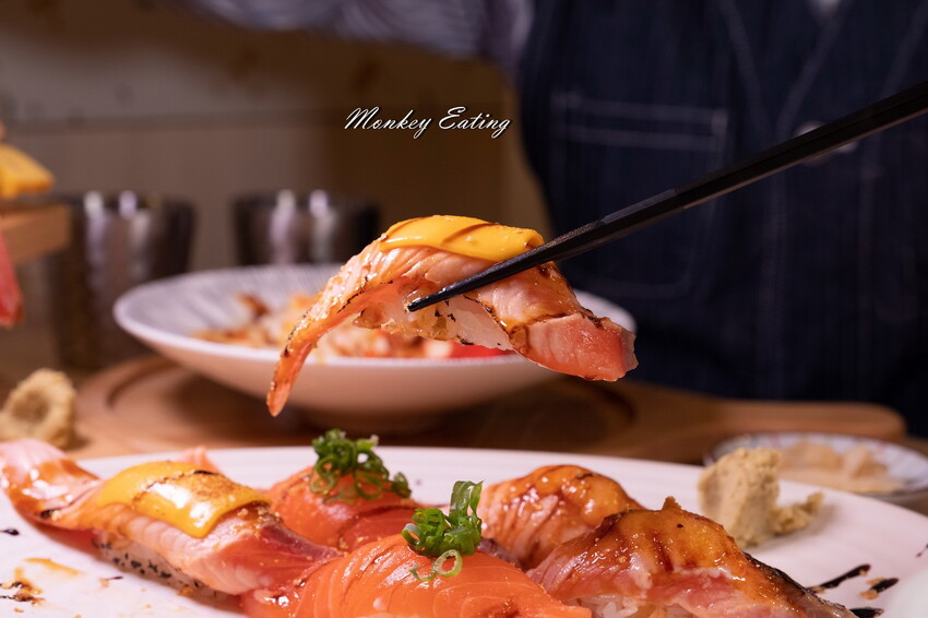 魚和米壽司北屯店│豐原人氣高CP值日本料理進軍大坑!厚切生魚片、奢華海鮮丼、浮誇握壽司都好吃。大坑美食推薦 - 貪吃猴的幻想