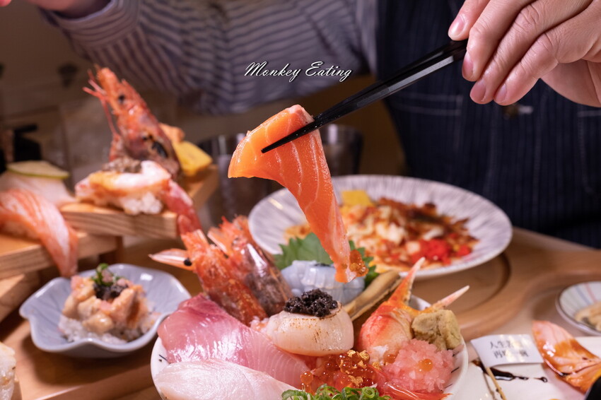 魚和米壽司北屯店│豐原人氣高CP值日本料理進軍大坑!厚切生魚片、奢華海鮮丼、浮誇握壽司都好吃。大坑美食推薦 - 貪吃猴的幻想